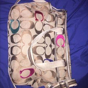 Coach messenger style diaper bag